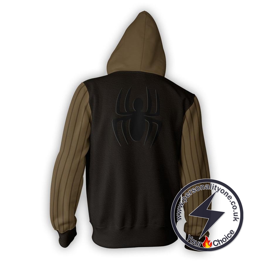 Spiderman Spider-Man Noir Zip Up Hoodie Jacket